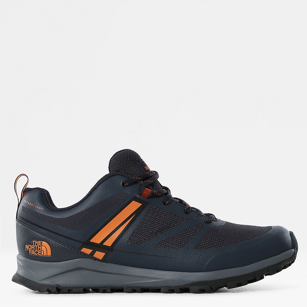 The North Face Hiking Shoes Mens Australia - The North Face Litewave Futurelight™ Navy / Black Hikin